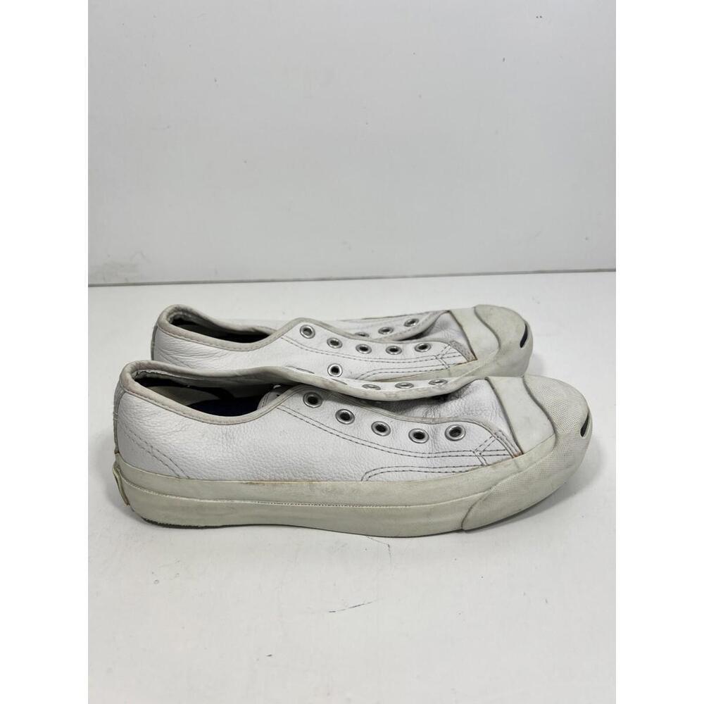 Converse Jack Purcell White Leather Low top Sneaker Men’s 3 Women’s 4.5